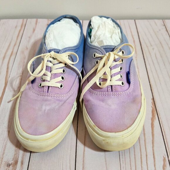 Vans Ombre Purple to blue sneakers Womens Size 7.5 Mens Size 6 - Picture 1 of 7